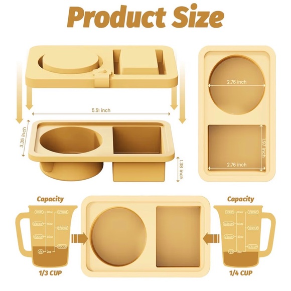 Colorful Silicone Snack Containers - Picture 2 of 4